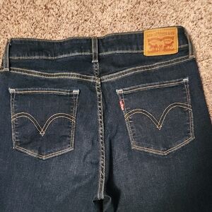 Levi's Women's Dark Blue Denim Jeans